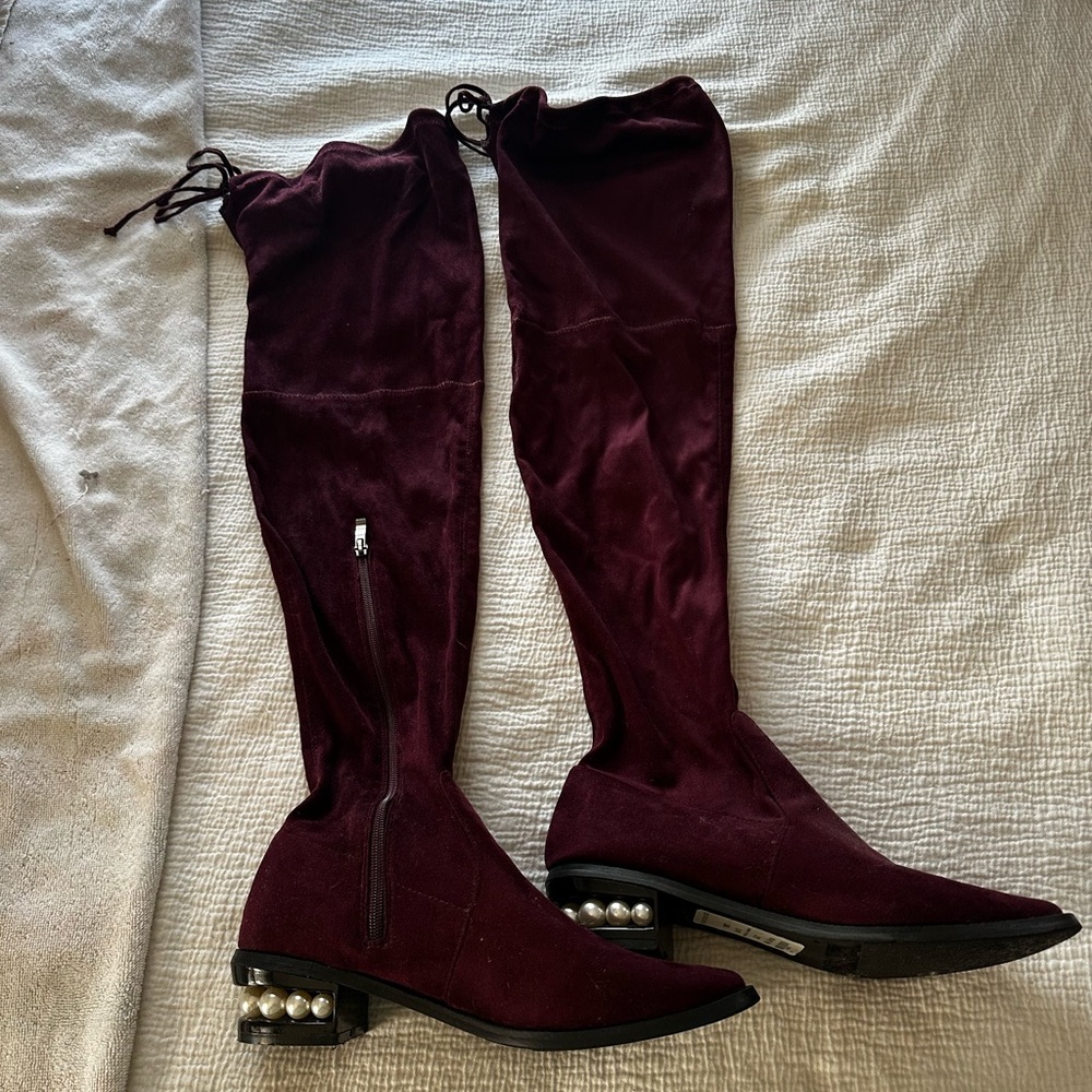 Purple Over-the-Knee Boots